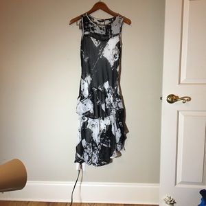 Stella Carakasi lined black and white dress